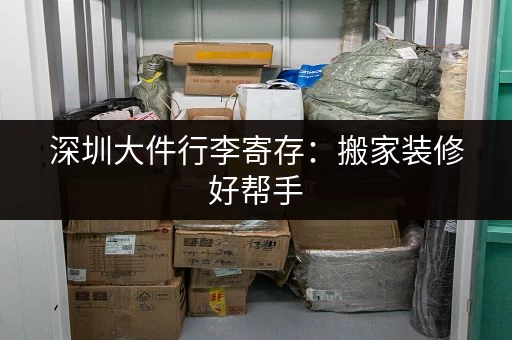 深圳有哪些提供行李寄存的公司？不同类型寄存服务详解