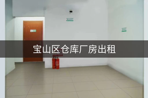 宝山区仓库厂房出租，上海宝山小仓库出租