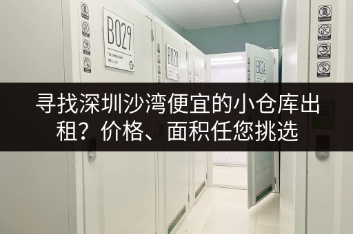 寻找深圳沙湾便宜的小仓库出租？价格、面积任您挑选