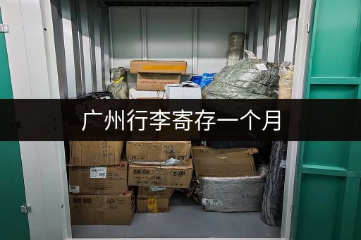 广州行李寄存一个月，费用如何计算？避坑指南来了