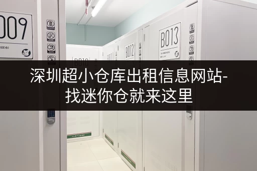 深圳超小仓库出租信息网站-找迷你仓就来这里