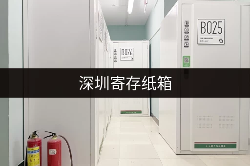 深圳寄存纸箱，哪家方便快捷又便宜？
