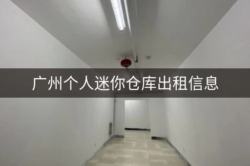 广州个人迷你仓库出租信息，广州哪里有小仓库出租