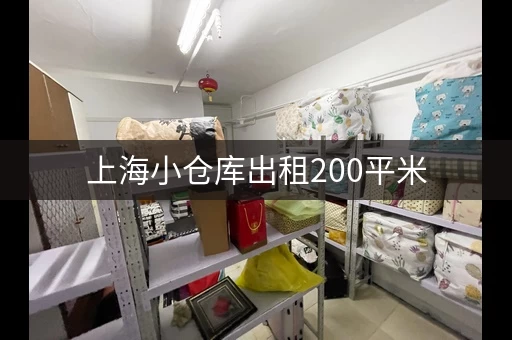 上海小仓库出租200平米，上海小型仓库出租