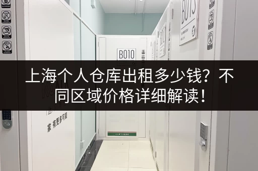 上海迷你仓库租赁服务：个人公司都适用，安全放心