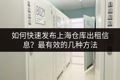 上海泥城小仓库出租价格低至多少？附详细地址