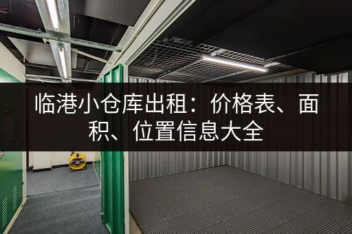 临港小仓库出租：价格表、面积、位置信息大全