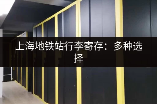 上海地铁站行李寄存：多种选择，轻松寄存行李