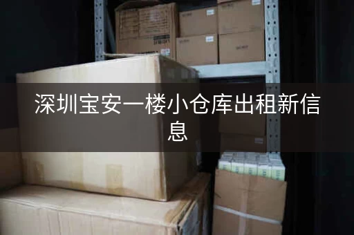 深圳宝安一楼小仓库出租新信息，深圳小仓库出租网
