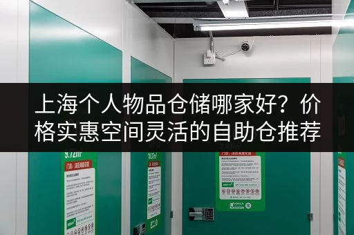 上海个人物品仓储哪家好？价格实惠空间灵活的自助仓推荐