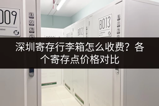 深圳寄存行李箱怎么收费？各个寄存点价格对比