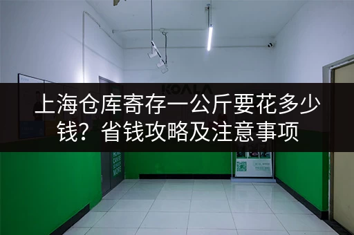 上海仓库寄存一公斤要花多少钱？省钱攻略及注意事项