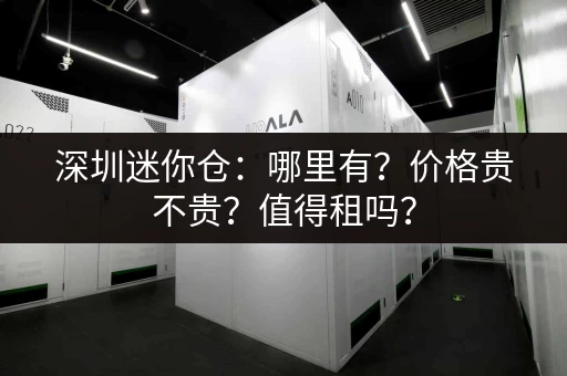 深圳迷你仓：哪里有？价格贵不贵？值得租吗？