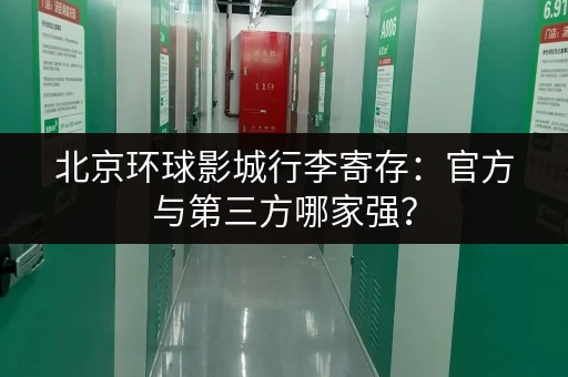 北京环球影城行李寄存：官方与第三方哪家强？