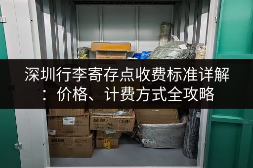 深圳行李寄存点收费标准详解：价格、计费方式全攻略