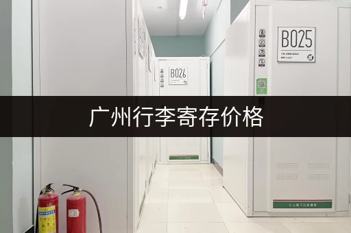 广州行李寄存价格，不同地点收费标准大揭秘