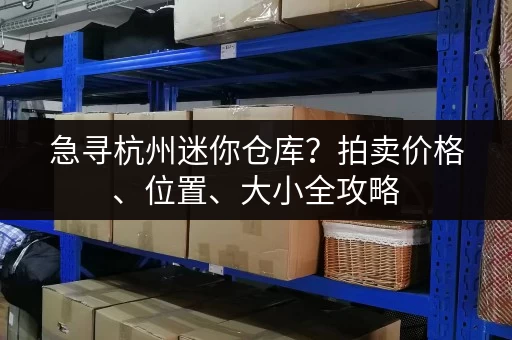 急寻杭州迷你仓库？拍卖价格、位置、大小全攻略