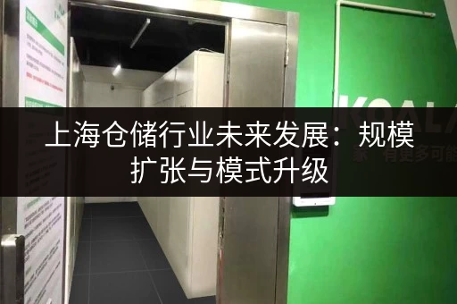 上海仓储行业未来发展：规模扩张与模式升级