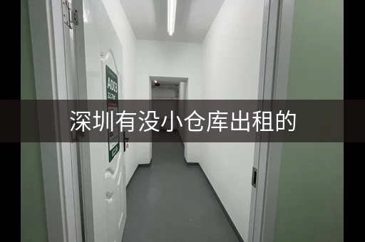 深圳有没小仓库出租的，深圳仓库出租多少钱一平方