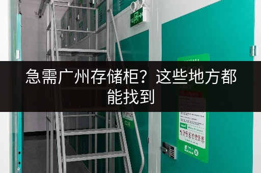 急需广州存储柜？这些地方都能找到