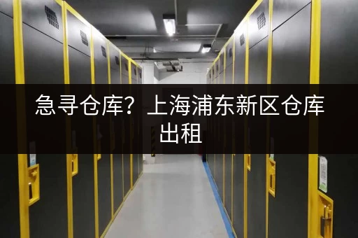 急寻仓库？上海浦东新区仓库出租，满足您的需求！