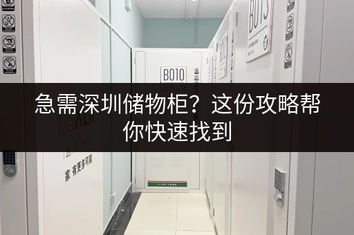 急需深圳储物柜？这份攻略帮你快速找到