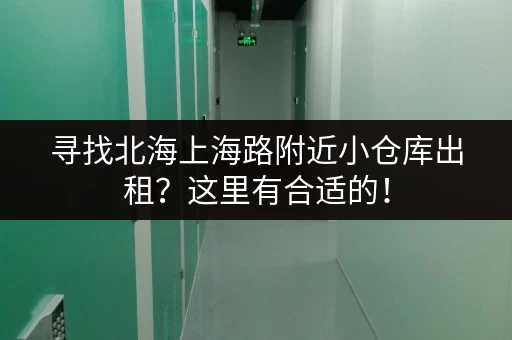 寻找北海上海路附近小仓库出租？这里有合适的！