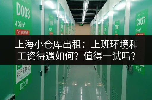 上海小仓库出租：上班环境和工资待遇如何？值得一试吗？