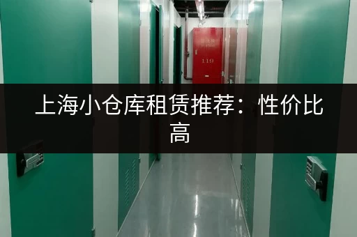 上海小仓库租赁推荐：性价比高，服务周到