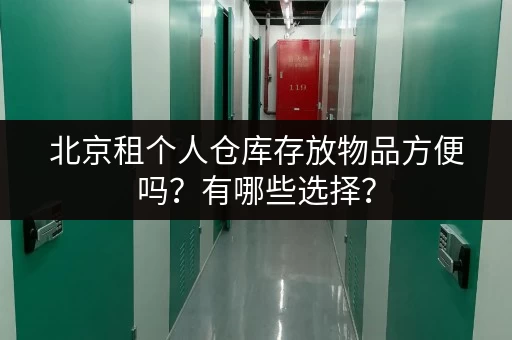 北京租个人仓库存放物品方便吗？有哪些选择？