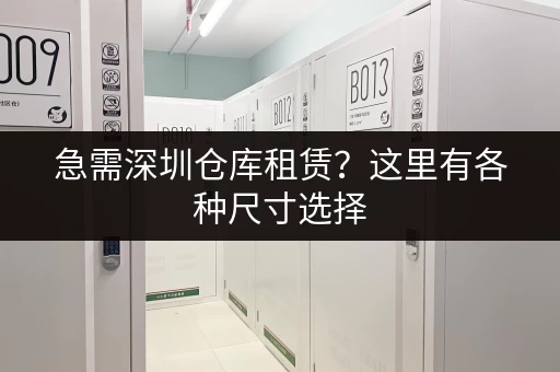 急需深圳仓库租赁？这里有各种尺寸选择