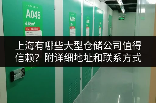 上海有哪些大型仓储公司值得信赖？附详细地址和联系方式！