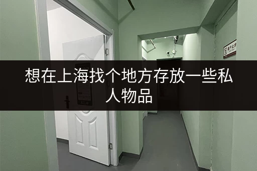 想在上海找个地方存放一些私人物品，有哪些选择？