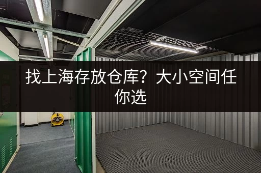 找上海存放仓库？大小空间任你选，安全有保障