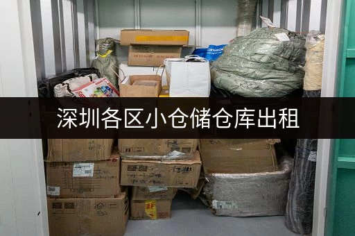 深圳各区小仓储仓库出租，满足您的存储需求