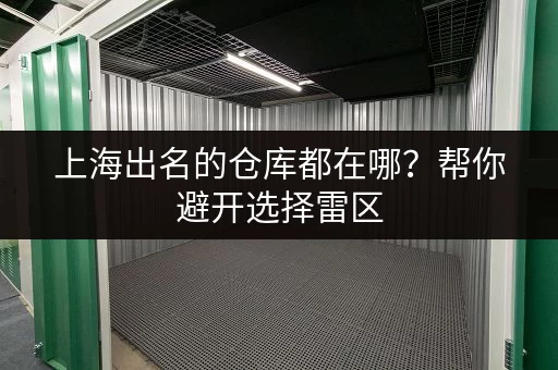 上海出名的仓库都在哪？帮你避开选择雷区