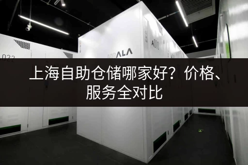 上海自助仓储哪家好？价格、服务全对比