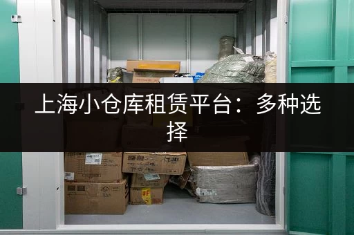 上海小仓库租赁平台：多种选择，快速找到合适的仓库