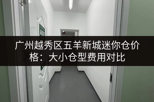 广州越秀区五羊新城迷你仓价格：大小仓型费用对比