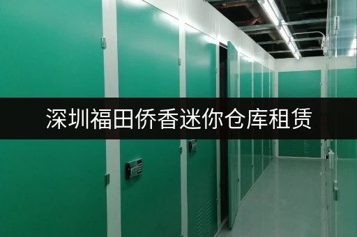 深圳福田侨香迷你仓库租赁，个人企业都适用！