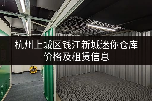 杭州上城区钱江新城迷你仓库价格及租赁信息