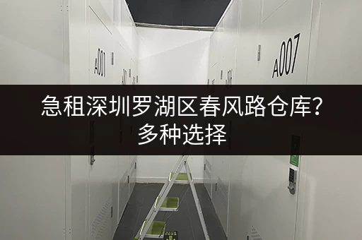 急租深圳罗湖区春风路仓库？多种选择，快速入住