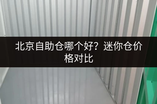 北京自助仓哪个好？迷你仓价格对比，大众迷你仓性价比高！