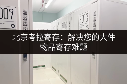 北京考拉寄存：解决您的大件物品寄存难题