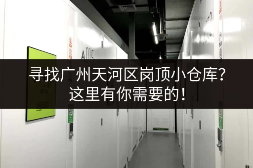 寻找广州天河区岗顶小仓库？这里有你需要的！