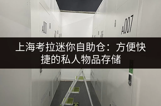 上海考拉迷你自助仓：方便快捷的私人物品存储