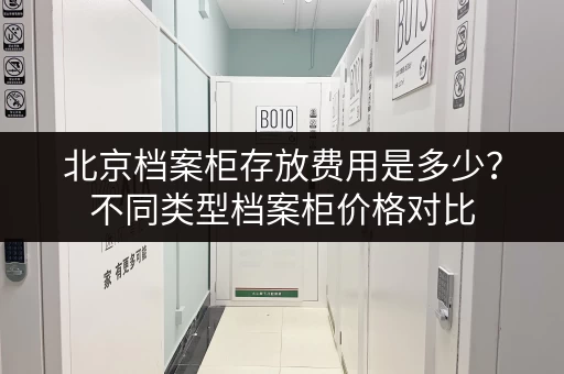 北京档案柜存放费用是多少？不同类型档案柜价格对比