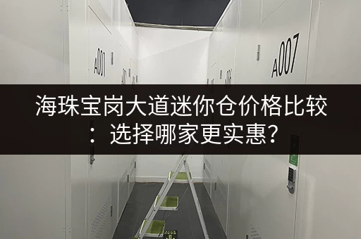 海珠宝岗大道迷你仓价格比较：选择哪家更实惠？