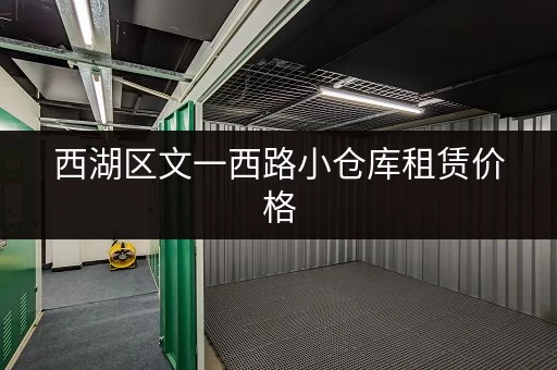 西湖区文一西路小仓库租赁价格，你了解吗？