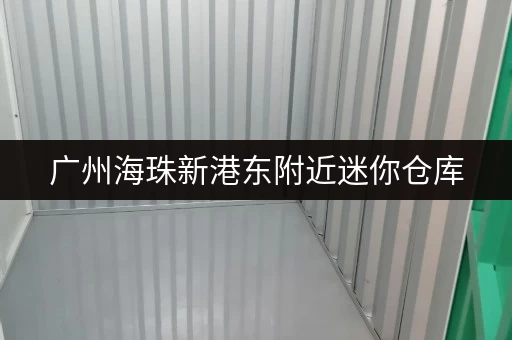 广州海珠新港东附近迷你仓库，自助存取，安全放心！